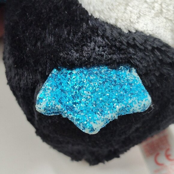 TySilk Beanie Boos Waddles The Penguin Stuffed Animal Plush Toy 2019 NO HANG TAG - Picture 7 of 8